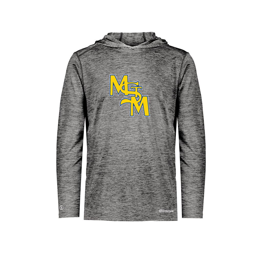 [FOLHCGBK-YS-LOGO1] Decker Youth Charge Hoodie (Youth S, Black, Logo 1)