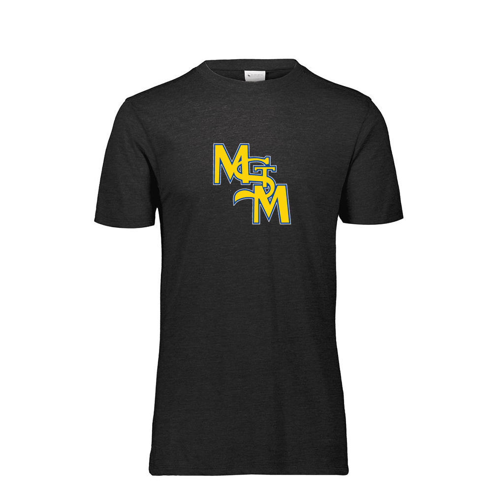 [FTSCUBBK-YS-LOGO1] Decker Youth Tri-Blend T-Shirt - Short Sleeve (Black, Youth S, Logo 1)