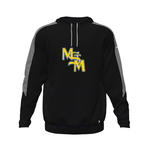 [CUS-DFW-HOOD-FLC-LSL-BLK-YXS-LOGO1] Hoodie (Black, Youth XS, Logo 1)