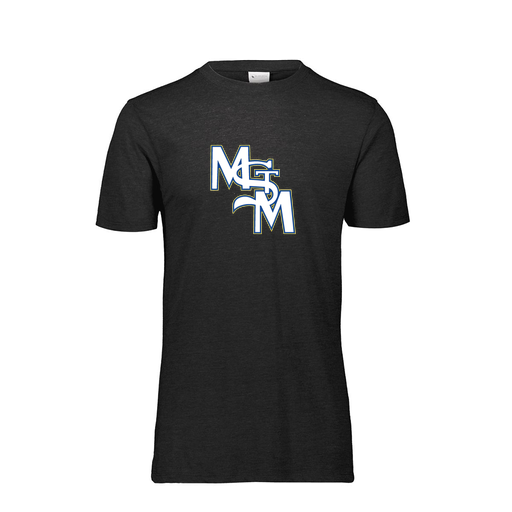 [FTSCUBBK-YS-LOGO2] Decker Youth Tri-Blend T-Shirt - Short Sleeve (Youth S, Black, Logo 2)