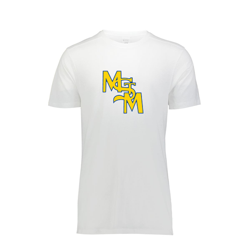 [FTSCUBWH-YS-LOGO1] Decker Youth Tri-Blend T-Shirt - Short Sleeve (Youth S, White, Logo 1)