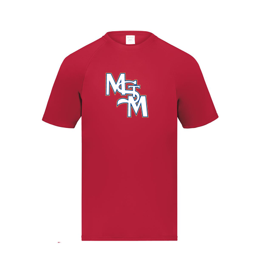 [2791.083.S-LOGO2] Youth Smooth Sport T-Shirt (Youth S, Red, Logo 2)