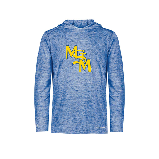 [FOLHCGRY-AS-LOGO1] Decker Men's Charge Hoodie (Adult S, Royal, Logo 1)