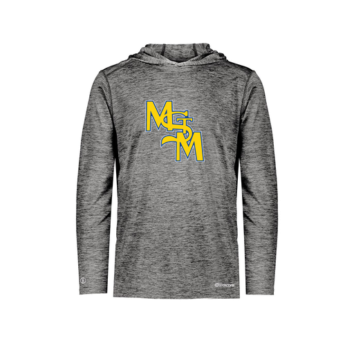 [FOLHCGBK-YS-LOGO1] Decker Youth Charge Hoodie (Youth S, Black, Logo 1)