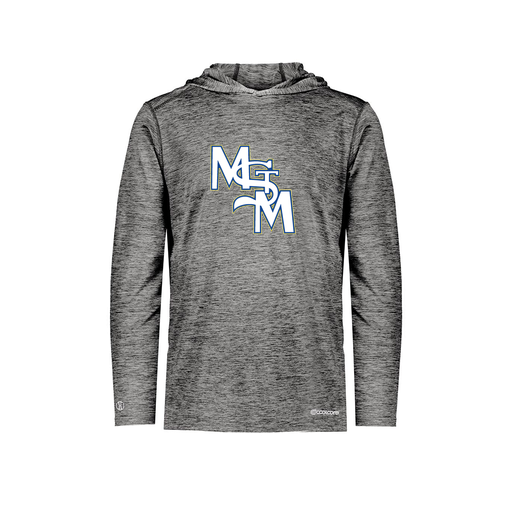 [FOLHCGBK-YS-LOGO2] Decker Youth Charge Hoodie (Youth S, Black, Logo 2)