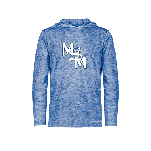 [FOLHCGRY-YS-LOGO2] Decker Youth Charge Hoodie (Youth S, Royal, Logo 2)