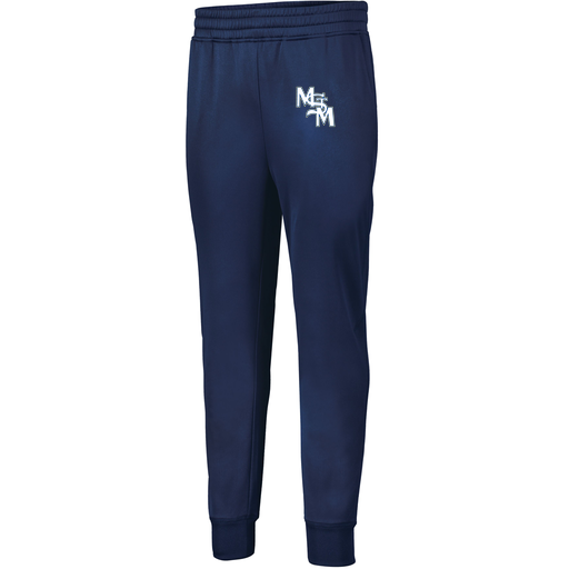 [5566.065.XS-LOGO2] Men's PERFORMANCE FLEECE JOGGER (Adult XS, Navy, Logo 2)
