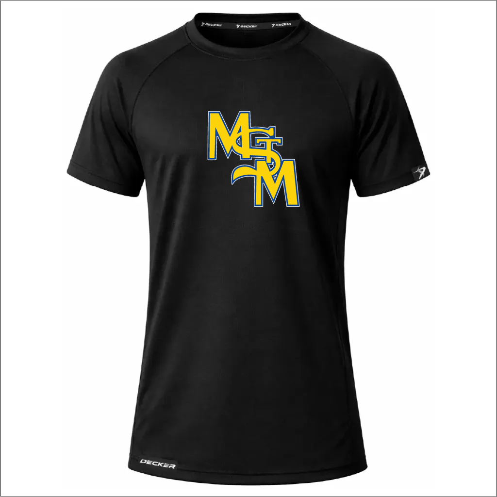 [FTSCPTBK-YXS-LOGO1] NEW Decker Performance T-Shirt (Black, Youth XS, Logo 1)