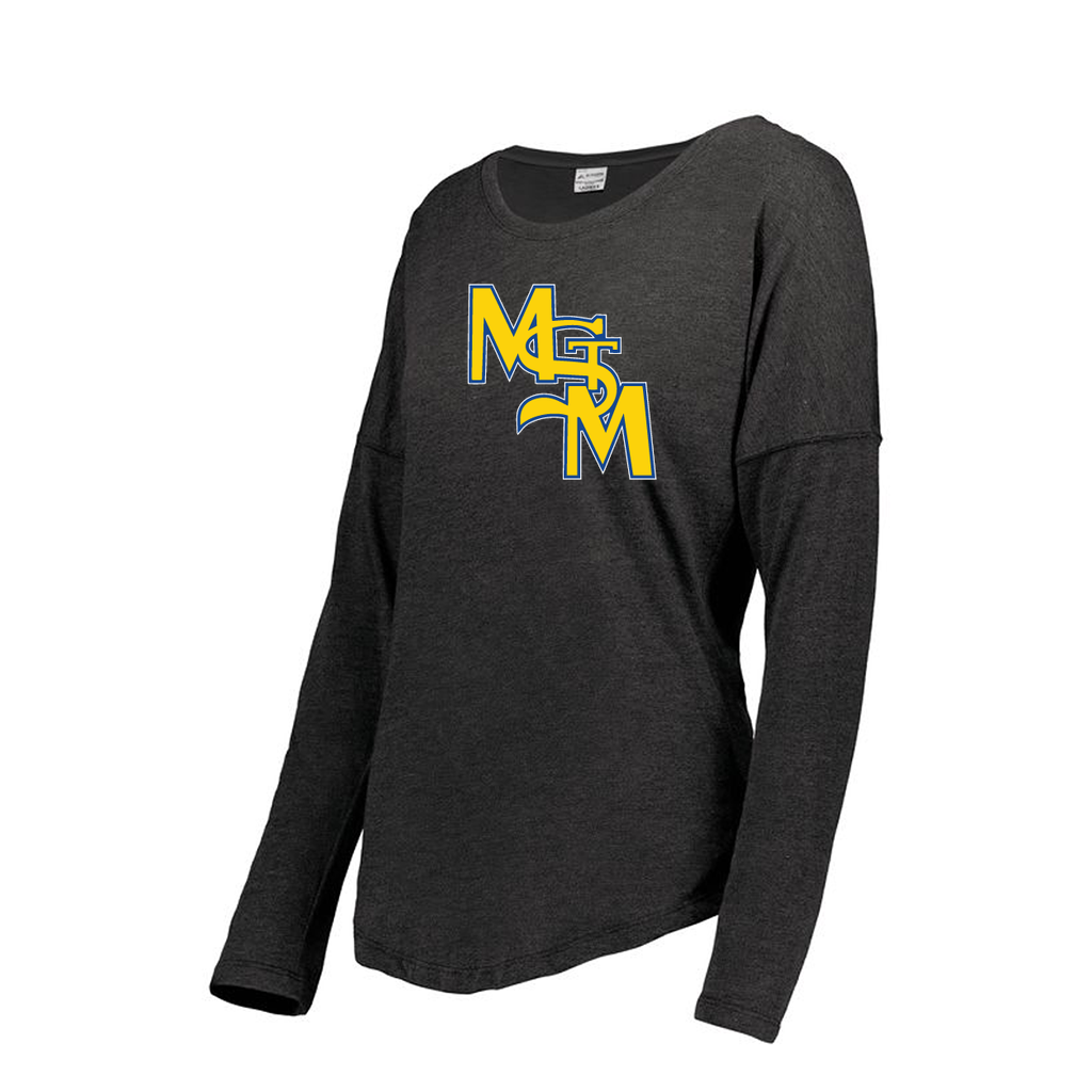 Decker Women's Tri-Blend T-Shirt - Long Sleeve